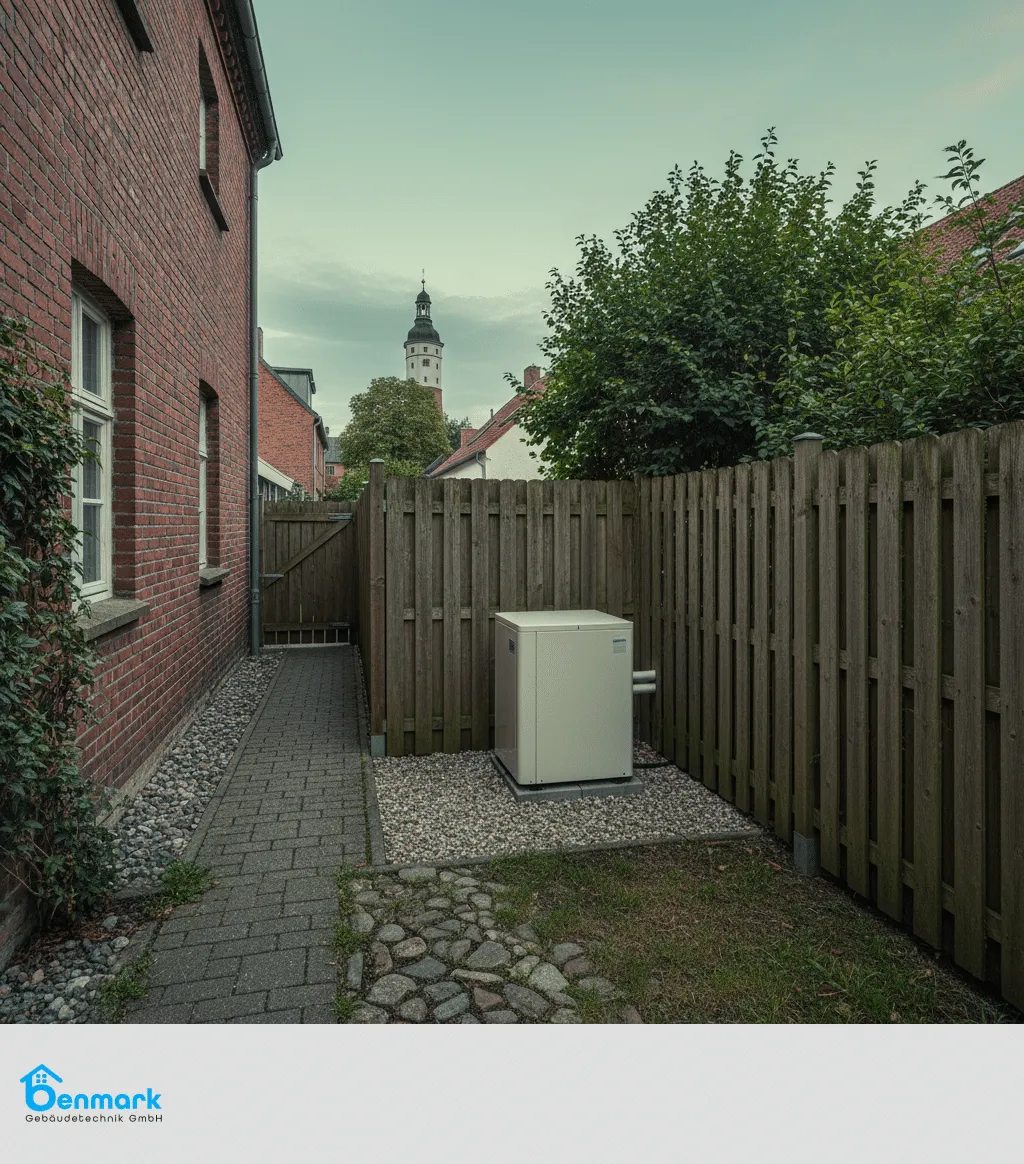Wärmepumpe auf kleinem Grundstück in Oldenburg: Technik, Installation trotz Platzmangel