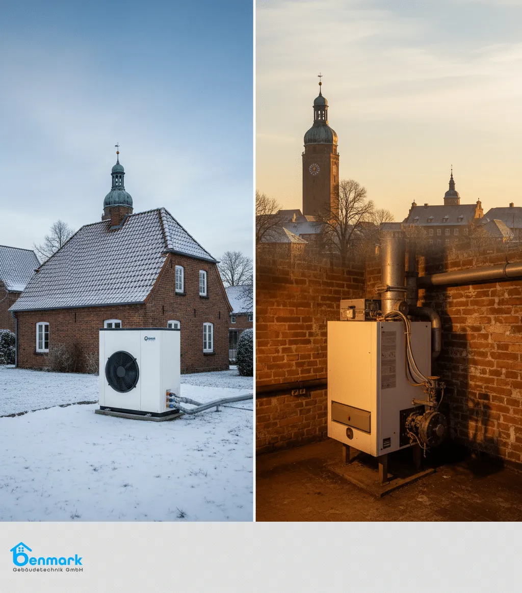 Wärmepumpe vs. Gasheizung: Kostenvergleich und Amortisation 2025 in Oldenburg